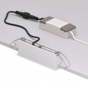 DK2514-WB Встраиваемый светильник SPACE со светодиодом L126mm 220V 10W 38° 4000К IP20 белый/черный алюминий в Нижнем Тагиле - nizhniy-tagil.ok-mebel.com | фото 3