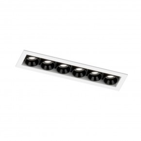 DK2514-WB Встраиваемый светильник SPACE со светодиодом L126mm 220V 10W 38° 4000К IP20 белый/черный алюминий в Нижнем Тагиле - nizhniy-tagil.ok-mebel.com | фото 5
