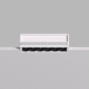 DK2531-WB Встраиваемый светильник SPACE со светодиодом под шпатлевку L126mm 220V 10W 38° 4000К IP20 белый/черный алюминий в Нижнем Тагиле - nizhniy-tagil.ok-mebel.com | фото 4