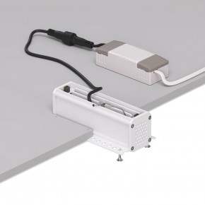 DK2531-WB Встраиваемый светильник SPACE со светодиодом под шпатлевку L126mm 220V 10W 38° 4000К IP20 белый/черный алюминий в Нижнем Тагиле - nizhniy-tagil.ok-mebel.com | фото 5