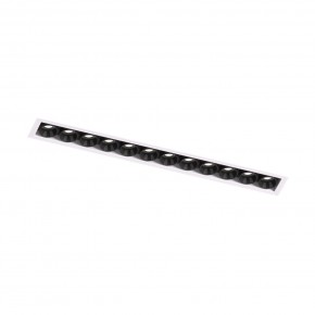 DK2532-WB Встраиваемый светильник SPACE со светодиодом под шпатлевку L240mm 220V 20W 38° 4000К IP20 белый/черный алюминий в Нижнем Тагиле - nizhniy-tagil.ok-mebel.com | фото 5