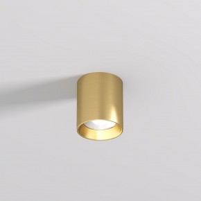 DK2610-SB Накладной светильник SHINE TUBE со светодиодом, D70*H80, IP20, 3000К, 10W, RA?90, сатинированная латунь, алюминий в Нижнем Тагиле - nizhniy-tagil.ok-mebel.com | фото