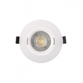 DK3020-WH Встраиваемый светильник, IP 20, 10 Вт, GU5.3, LED, белый, пластик в Нижнем Тагиле - nizhniy-tagil.ok-mebel.com | фото 1
