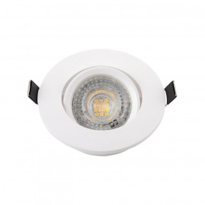 DK3020-WH Встраиваемый светильник, IP 20, 10 Вт, GU5.3, LED, белый, пластик в Нижнем Тагиле - nizhniy-tagil.ok-mebel.com | фото 2