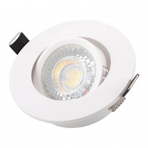 DK3020-WH Встраиваемый светильник, IP 20, 10 Вт, GU5.3, LED, белый, пластик в Нижнем Тагиле - nizhniy-tagil.ok-mebel.com | фото 2