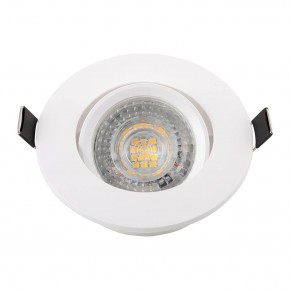 DK3020-WH Встраиваемый светильник, IP 20, 10 Вт, GU5.3, LED, белый, пластик в Нижнем Тагиле - nizhniy-tagil.ok-mebel.com | фото 4