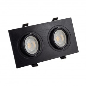 DK3022-BK Встраиваемый светильник, IP 20, 10 Вт, GU5.3, LED, черный, пластик в Нижнем Тагиле - nizhniy-tagil.ok-mebel.com | фото