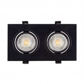 DK3022-BK Встраиваемый светильник, IP 20, 10 Вт, GU5.3, LED, черный, пластик в Нижнем Тагиле - nizhniy-tagil.ok-mebel.com | фото 2