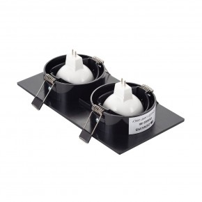 DK3022-BK Встраиваемый светильник, IP 20, 10 Вт, GU5.3, LED, черный, пластик в Нижнем Тагиле - nizhniy-tagil.ok-mebel.com | фото 3
