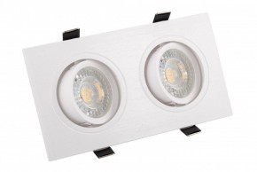 DK3022-WH Встраиваемый светильник, IP 20, 10 Вт, GU5.3, LED, белый, пластик в Нижнем Тагиле - nizhniy-tagil.ok-mebel.com | фото