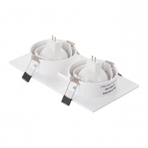 DK3022-WH Встраиваемый светильник, IP 20, 10 Вт, GU5.3, LED, белый, пластик в Нижнем Тагиле - nizhniy-tagil.ok-mebel.com | фото 3