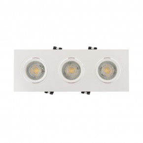 DK3023-WH Встраиваемый светильник, IP 20, 10 Вт, GU5.3, LED, белый, пластик в Нижнем Тагиле - nizhniy-tagil.ok-mebel.com | фото