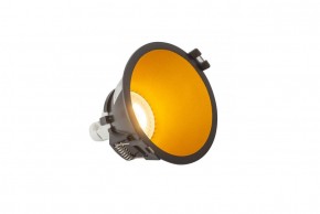DK3026-BG Встраиваемый светильник, IP 20, 10 Вт, GU5.3, LED, черный/золотой, пластик в Нижнем Тагиле - nizhniy-tagil.ok-mebel.com | фото 3