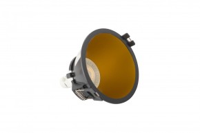 DK3026-BG Встраиваемый светильник, IP 20, 10 Вт, GU5.3, LED, черный/золотой, пластик в Нижнем Тагиле - nizhniy-tagil.ok-mebel.com | фото 4