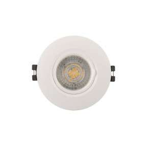 DK3028-WH Встраиваемый светильник, IP 20, 10 Вт, GU5.3, LED, белый, пластик в Нижнем Тагиле - nizhniy-tagil.ok-mebel.com | фото 1