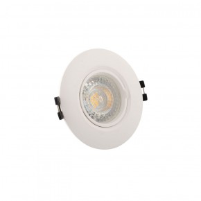 DK3028-WH Встраиваемый светильник, IP 20, 10 Вт, GU5.3, LED, белый, пластик в Нижнем Тагиле - nizhniy-tagil.ok-mebel.com | фото 2