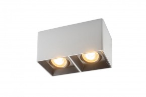 DK3035-WB Светильник накладной IP 20, 10 Вт, GU5.3, LED, белый/черный, пластик в Нижнем Тагиле - nizhniy-tagil.ok-mebel.com | фото
