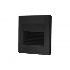 DK3050-BK Светильник встраиваемый в стену, IP 20, LED 3000, 1 Вт, черный пластик в Нижнем Тагиле - nizhniy-tagil.ok-mebel.com | фото