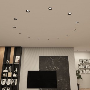 DK3055-BK Встраиваемый светильник, IP 20, 10 Вт, GU5.3, LED, черный, пластик в Нижнем Тагиле - nizhniy-tagil.ok-mebel.com | фото 3