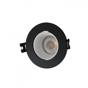 DK3061-BK+WH Встраиваемый светильник, IP 20, 10 Вт, GU5.3, LED, черный/белый, пластик в Нижнем Тагиле - nizhniy-tagil.ok-mebel.com | фото