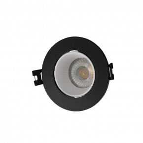 DK3061-BK+WH Встраиваемый светильник, IP 20, 10 Вт, GU5.3, LED, черный/белый, пластик в Нижнем Тагиле - nizhniy-tagil.ok-mebel.com | фото
