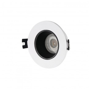 DK3061-WH+BK Встраиваемый светильник, IP 20, 10 Вт, GU5.3, LED, белый/черный, пластик в Нижнем Тагиле - nizhniy-tagil.ok-mebel.com | фото