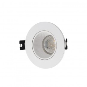 DK3061-WH Встраиваемый светильник, IP 20, 10 Вт, GU5.3, LED, белый/белый, пластик в Нижнем Тагиле - nizhniy-tagil.ok-mebel.com | фото