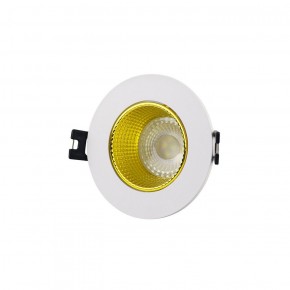 DK3061-WH+YE Встраиваемый светильник, IP 20, 10 Вт, GU5.3, LED, белый/желтый, пластик в Нижнем Тагиле - nizhniy-tagil.ok-mebel.com | фото