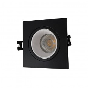 DK3071-BK+WH Встраиваемый светильник, IP 20, 10 Вт, GU5.3, LED, черный/белый, пластик в Нижнем Тагиле - nizhniy-tagil.ok-mebel.com | фото 1