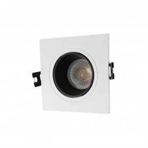 DK3071-WH+BK Встраиваемый светильник, IP 20, 10 Вт, GU5.3, LED, белый/черный, пластик в Нижнем Тагиле - nizhniy-tagil.ok-mebel.com | фото