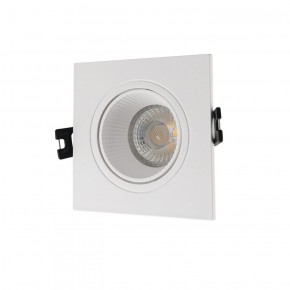 DK3071-WH Встраиваемый светильник, IP 20, 10 Вт, GU5.3, LED, белый/белый, пластик в Нижнем Тагиле - nizhniy-tagil.ok-mebel.com | фото