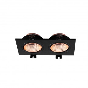 DK3072-BBR Встраиваемый светильник, IP 20, 10 Вт, GU5.3, LED, черный/бронзовый, пластик в Нижнем Тагиле - nizhniy-tagil.ok-mebel.com | фото 2