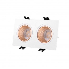 DK3072-WBR Встраиваемый светильник, IP 20, 10 Вт, GU5.3, LED, белый/бронзовый, пластик в Нижнем Тагиле - nizhniy-tagil.ok-mebel.com | фото