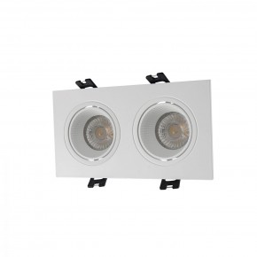 DK3072-WH Встраиваемый светильник, IP 20, 10 Вт, GU5.3, LED, белый/белый, пластик в Нижнем Тагиле - nizhniy-tagil.ok-mebel.com | фото