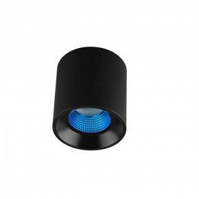 DK3090-BK+CY Светильник накладной IP 20, 10 Вт, GU5.3, LED, черный/голубой, пластик в Нижнем Тагиле - nizhniy-tagil.ok-mebel.com | фото