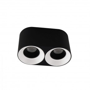DK3096-BW+BK Светильник накладной IP 20, 10 Вт, GU5.3, LED, черно-белый/черный, пластик в Нижнем Тагиле - nizhniy-tagil.ok-mebel.com | фото