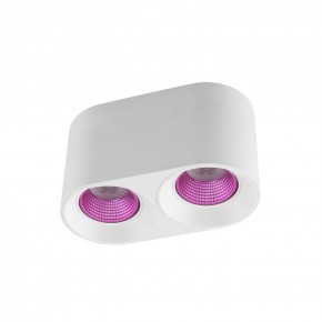 DK3096-WH+PI Светильник накладной IP 20, 10 Вт, GU5.3, LED, белый/розовый, пластик в Нижнем Тагиле - nizhniy-tagil.ok-mebel.com | фото