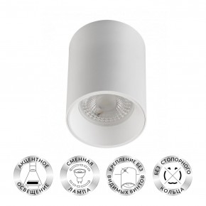 DK3110-WH Светильник накладной IP 20, 10 Вт, GU5.3, LED, белый, пластик в Нижнем Тагиле - nizhniy-tagil.ok-mebel.com | фото