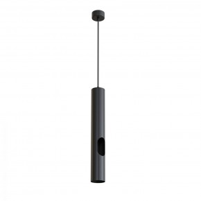 DK4045-BK Подвесной светильник, с декоративным вырезом, IP 20, до 15 Вт, LED, GU10, черный, алюминий в Нижнем Тагиле - nizhniy-tagil.ok-mebel.com | фото