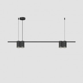 DK4061-BK Подвесной светильник ORBIT, IP20, 4xGU10 LED до 15 Вт, черный матовый, алюминий в Нижнем Тагиле - nizhniy-tagil.ok-mebel.com | фото