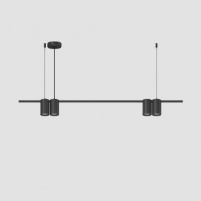 DK4061-BK Подвесной светильник ORBIT, IP20, 4xGU10 LED до 15 Вт, черный матовый, алюминий в Нижнем Тагиле - nizhniy-tagil.ok-mebel.com | фото 2