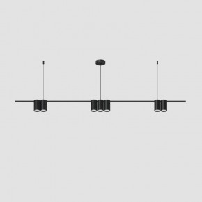 DK4063-BK Подвесной светильник ORBIT, IP20, 7xGU10 LED до 15 Вт, черный матовый, алюминий в Нижнем Тагиле - nizhniy-tagil.ok-mebel.com | фото 2