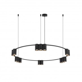 DK4067-BK Подвесной светильник ORBIT, IP20, 15xGU10 LED до 15 Вт, черный матовый, алюминий в Нижнем Тагиле - nizhniy-tagil.ok-mebel.com | фото 3