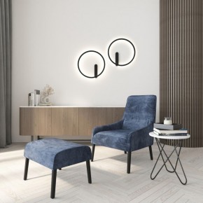 DK5035-BK Бра ROUND со светодиодом, IP20, 24W, 3000/4000/6500K, черный, алюминий в Нижнем Тагиле - nizhniy-tagil.ok-mebel.com | фото 8