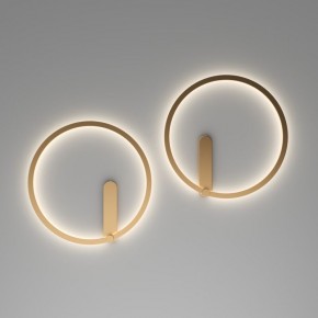 DK5035-SG Бра ROUND со светодиодом, IP20, 24W, 3000/4000/6500K, матовое золото, алюминий в Нижнем Тагиле - nizhniy-tagil.ok-mebel.com | фото 7