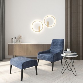 DK5035-SG Бра ROUND со светодиодом, IP20, 24W, 3000/4000/6500K, матовое золото, алюминий в Нижнем Тагиле - nizhniy-tagil.ok-mebel.com | фото 7