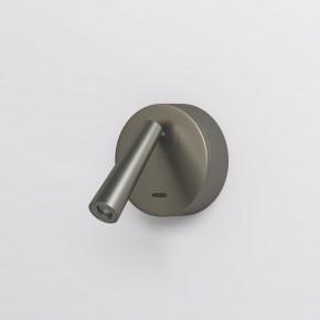 DK5072-DN Бра SHINE WALL со светодиодом, D104*H68, IP20, 3000К, 3W, RA?90, темный никель, алюминий в Нижнем Тагиле - nizhniy-tagil.ok-mebel.com | фото 2