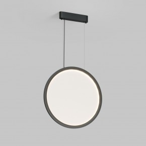 DK6606-BK Подвесной вертикальный светильник Veil со светодиодом H1700 d600 220V 48W 3000-6000K IP20 черный алюминий в Нижнем Тагиле - nizhniy-tagil.ok-mebel.com | фото