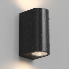 DK9791-BK Настенный уличный светильник NARVIK, IP44, 2хGU10 LED, до 15 Вт, черный, алюминий в Нижнем Тагиле - nizhniy-tagil.ok-mebel.com | фото 3