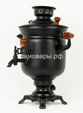 Электрический самовар "Черный Русский" матовая банка на 3 литра (Ограниченная серия) в Нижнем Тагиле - nizhniy-tagil.ok-mebel.com | фото 1